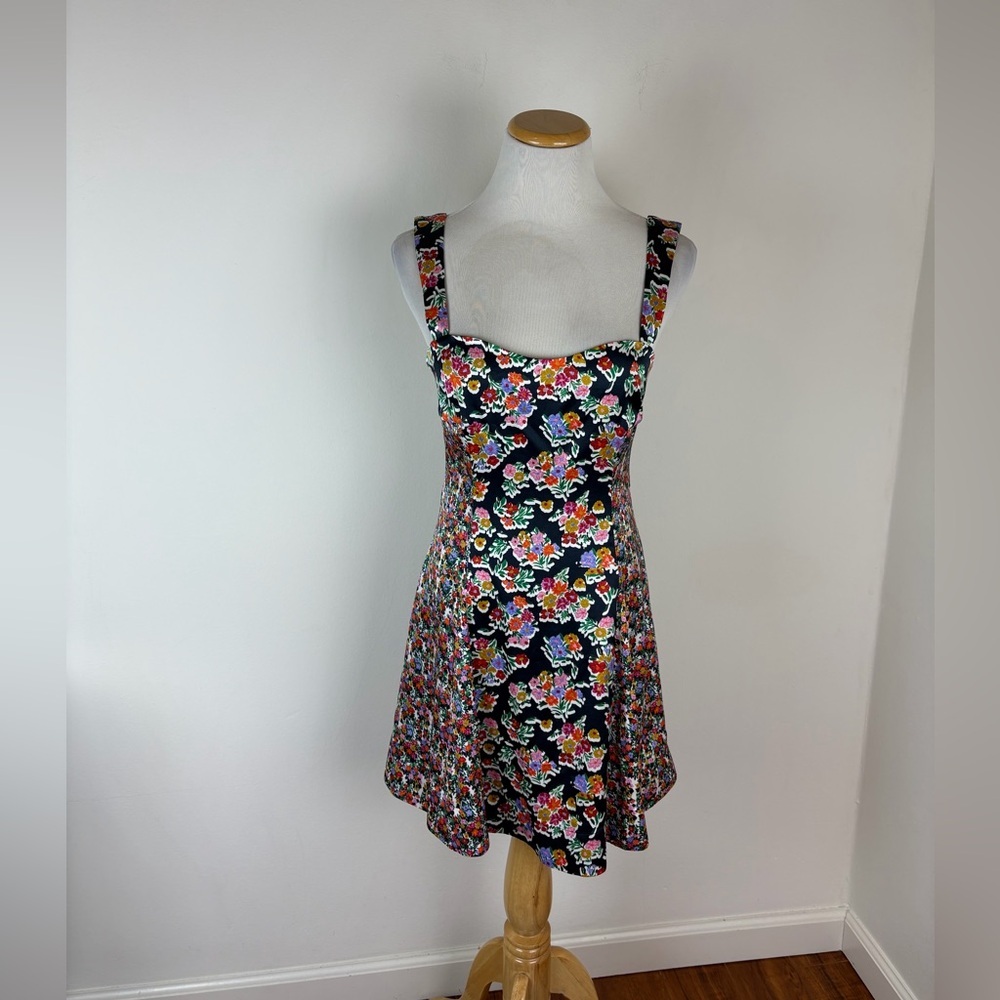 NWT For Love and Lemons Brookes Mini Dress Floral Print Size S - Picture 4 of 9